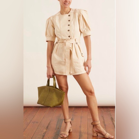 Ulla Johnson Carmine Playsuit Blanc - Size 6 - Picture 2 of 11